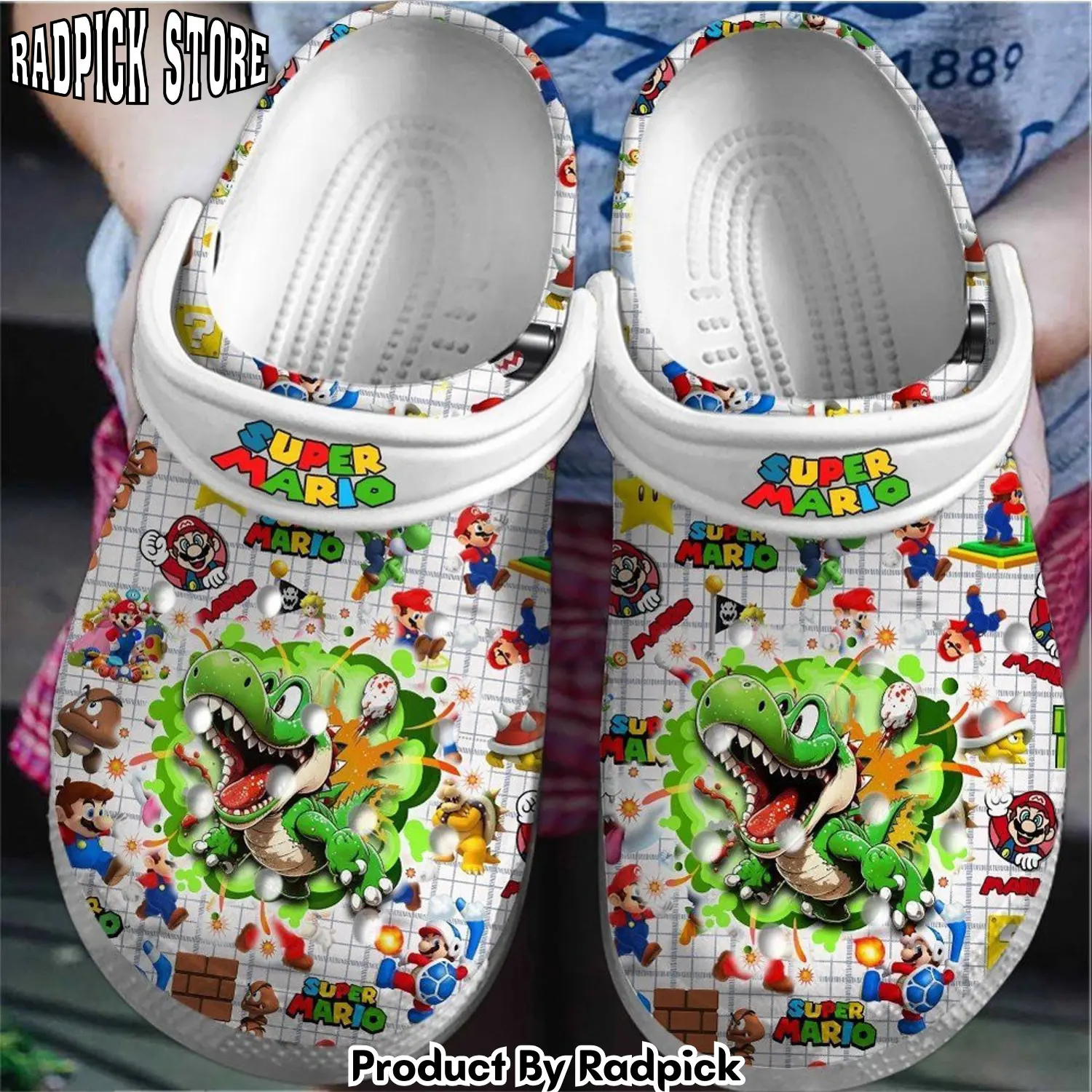 Radpick super mario game movie clogs shoes comfortable for men women y7y rp6521053